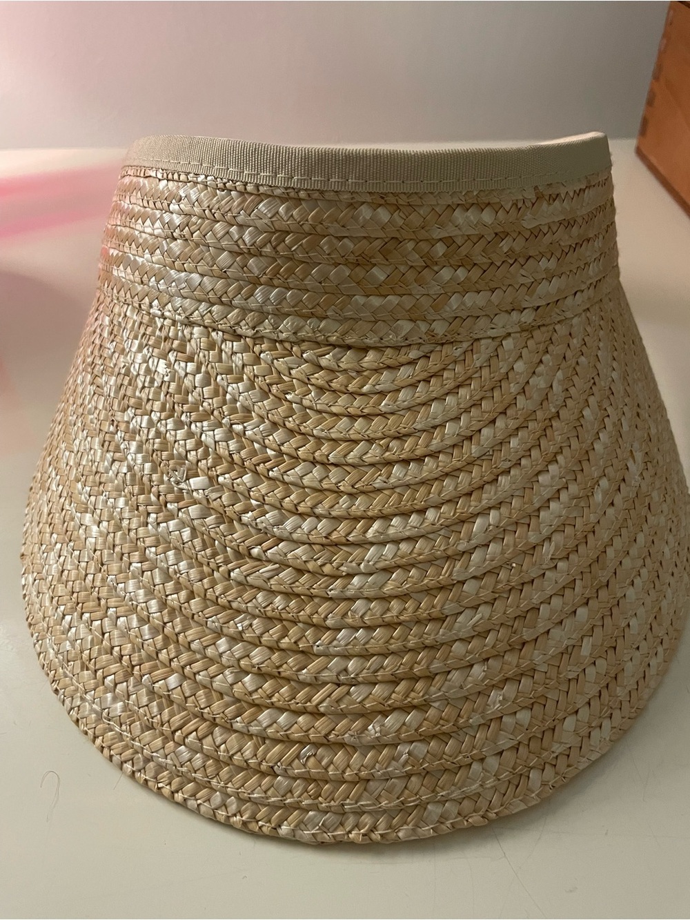 Coolibar Natural Straw Visor - Like New - 50 spf